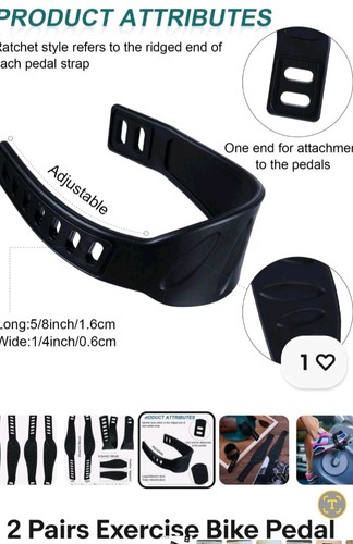 Pairs exercise bike pedal - 2,