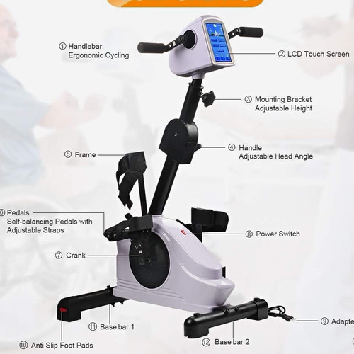 Pedal trainer exercise bike - pedal, 7"
